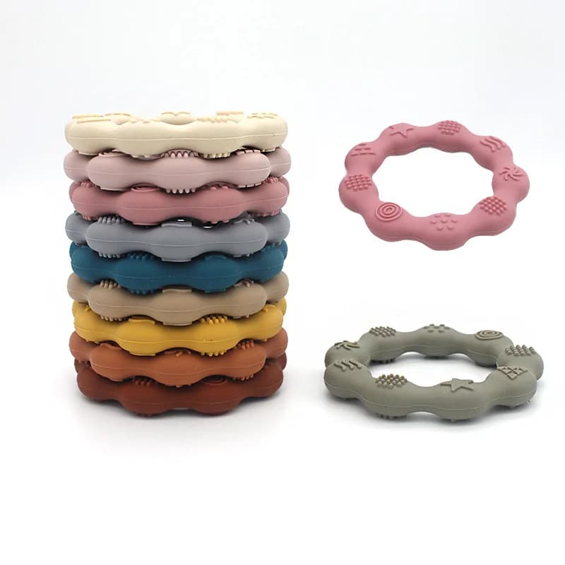 Massaggiagengive in Silicone per bambini giocattolo per uso alimentare massaggiagengive sensoriale molare neonato BPA Free giocattoli per l'allenamento tattile per bambini giocattolo per la dentizione da masticare