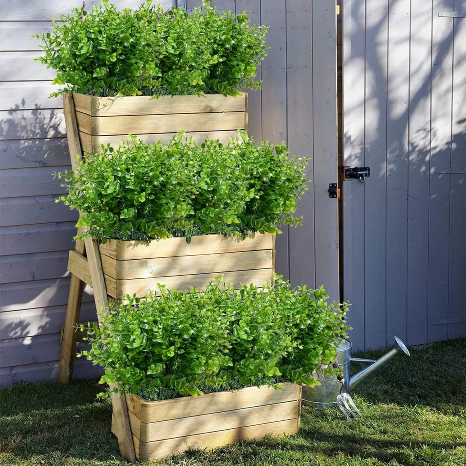 3/6 Pezzi Pianta Artificiale, Albero, Ghirlanda Festiva, Bouquet Bonsai per Matrimoni e Casa, Decorazione per Davanzali, Giardino Esterno, Accessorio Regalo Fai da Te