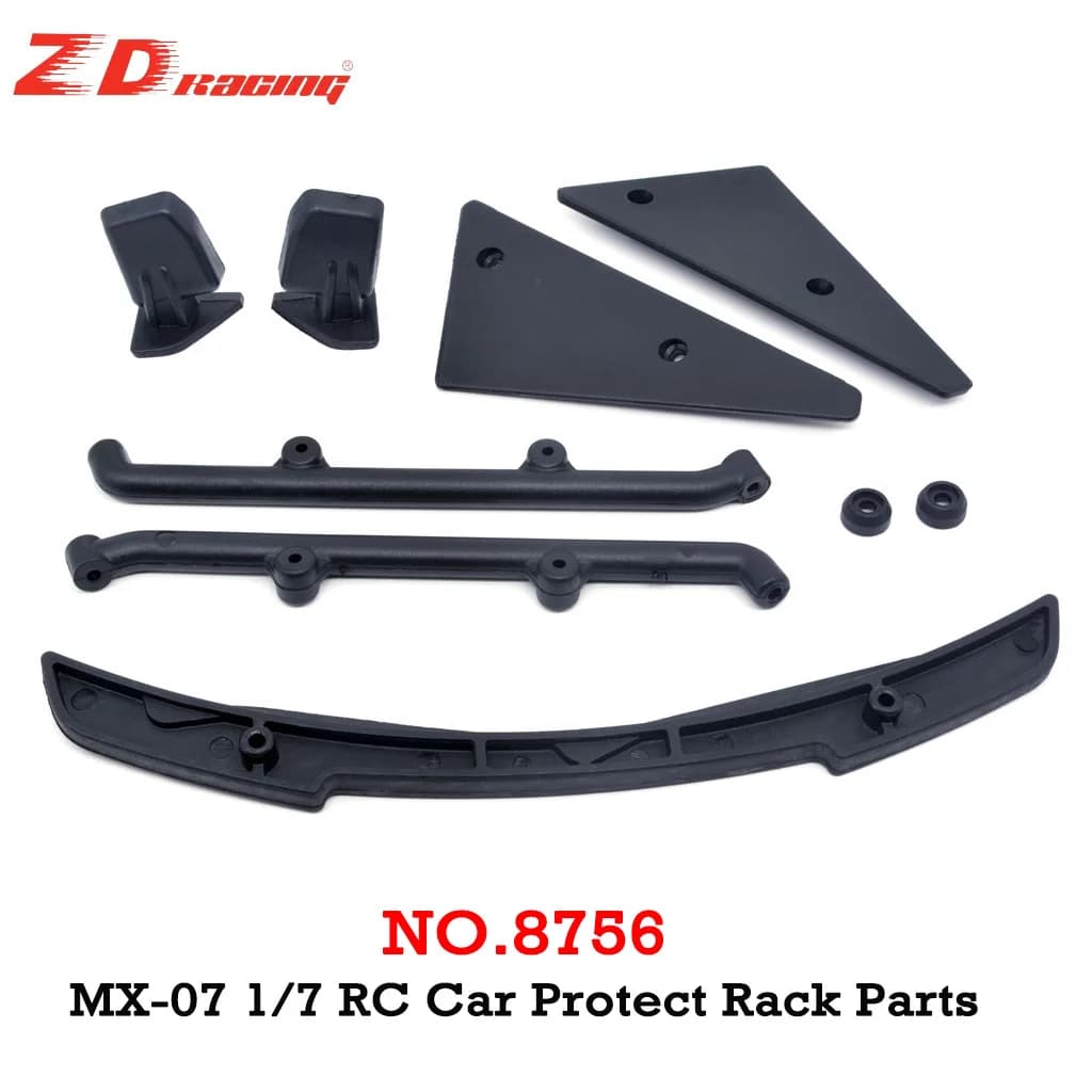 Parti di Protezione per Auto RC ZD Racing MX-07 1/7, Codice 8756, Parti Originali Decorative per Carrozzeria MX07