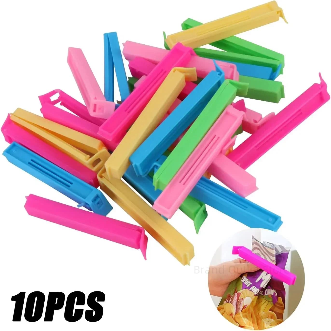 5/10/20PCS Stoccaggio Kitchen Food Snack Seal Seafood Bag Sealing Gripper Clamp Plastic Tool Kitchen Accessories Food Bag Clip