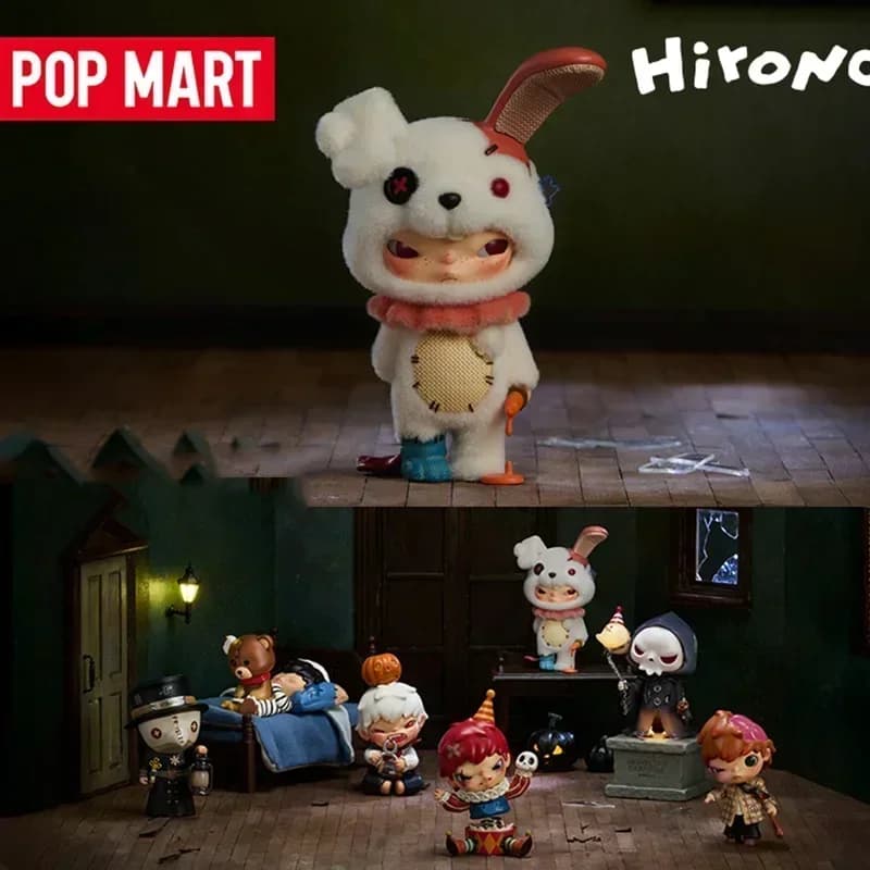 POP MART Hirono Monsters Carnival Series Kawaii Anime Action Figure Blind Box - Borsa per abbigliamento giocattolo misterioso a sorpresa