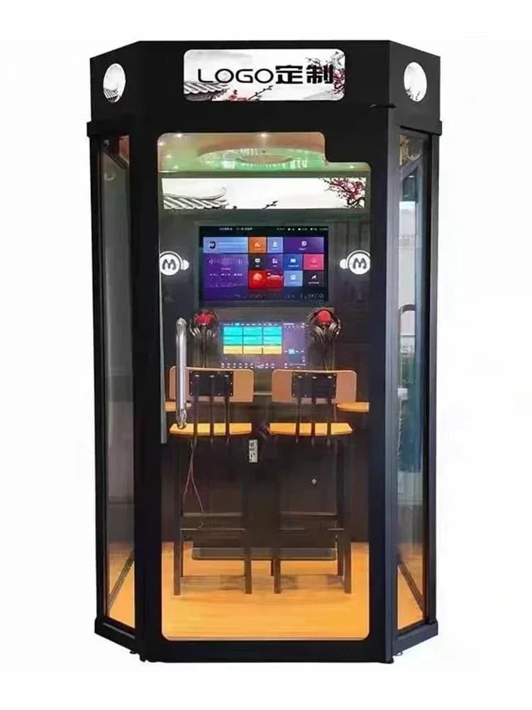 Cabina karaoke insonorizzata per casa, piccola stanza per apprendimento, cabina telefonica