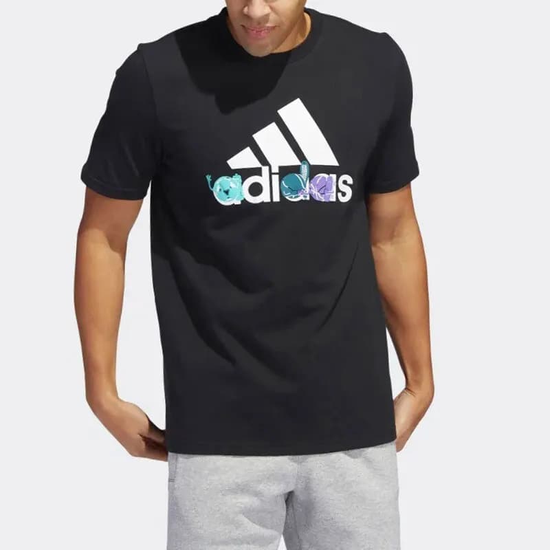 Adidas genuine Men's Comfortable Round Neck T-shirt HE4837 - New Arrivals
