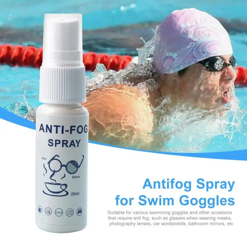 20ml Anti Fog Spray Sci Vetro Defogger Occhiali Occhiali da sole di lunga durata Previene l'appannamento Parabrezza Rivestimento antiappannamento Cura dell'auto