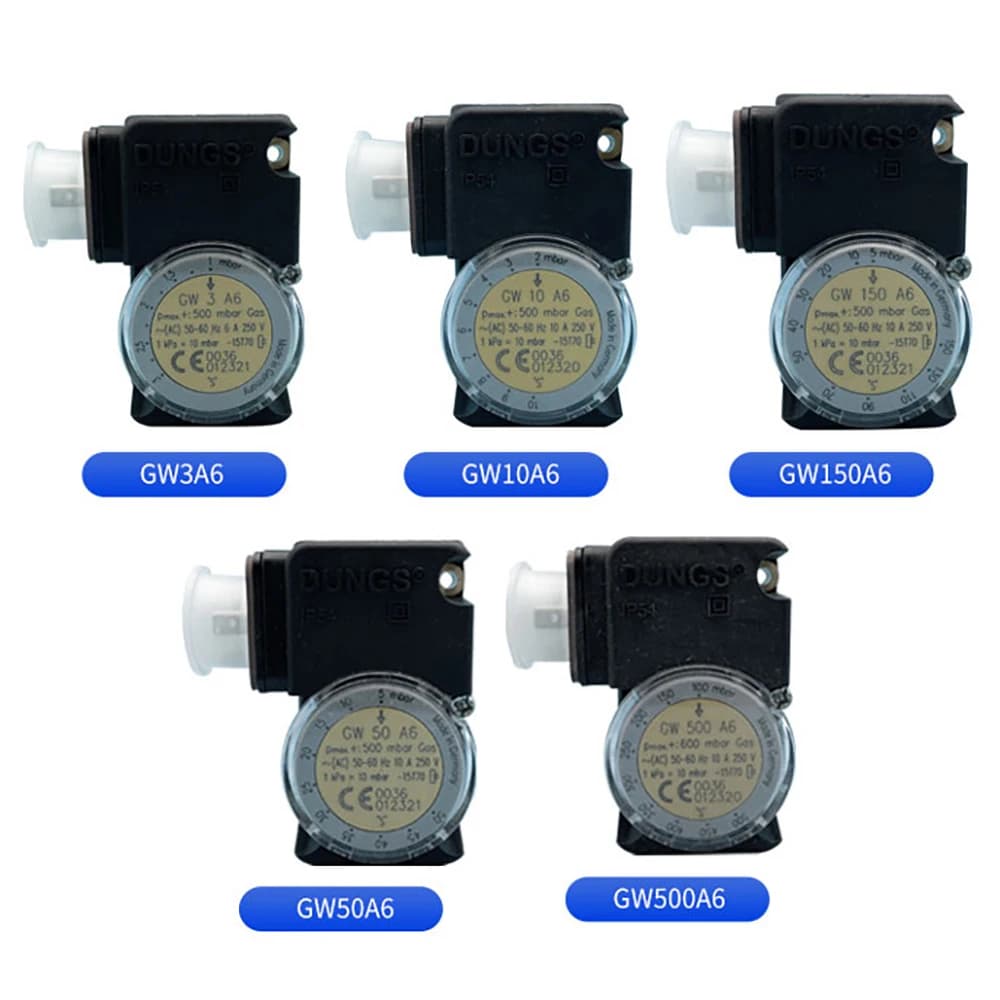 GW3A6 GW10A6 GW50A6 GW150A6 GW500A6 gas pressure switch original imported accessories for gas boiler burner and air spa