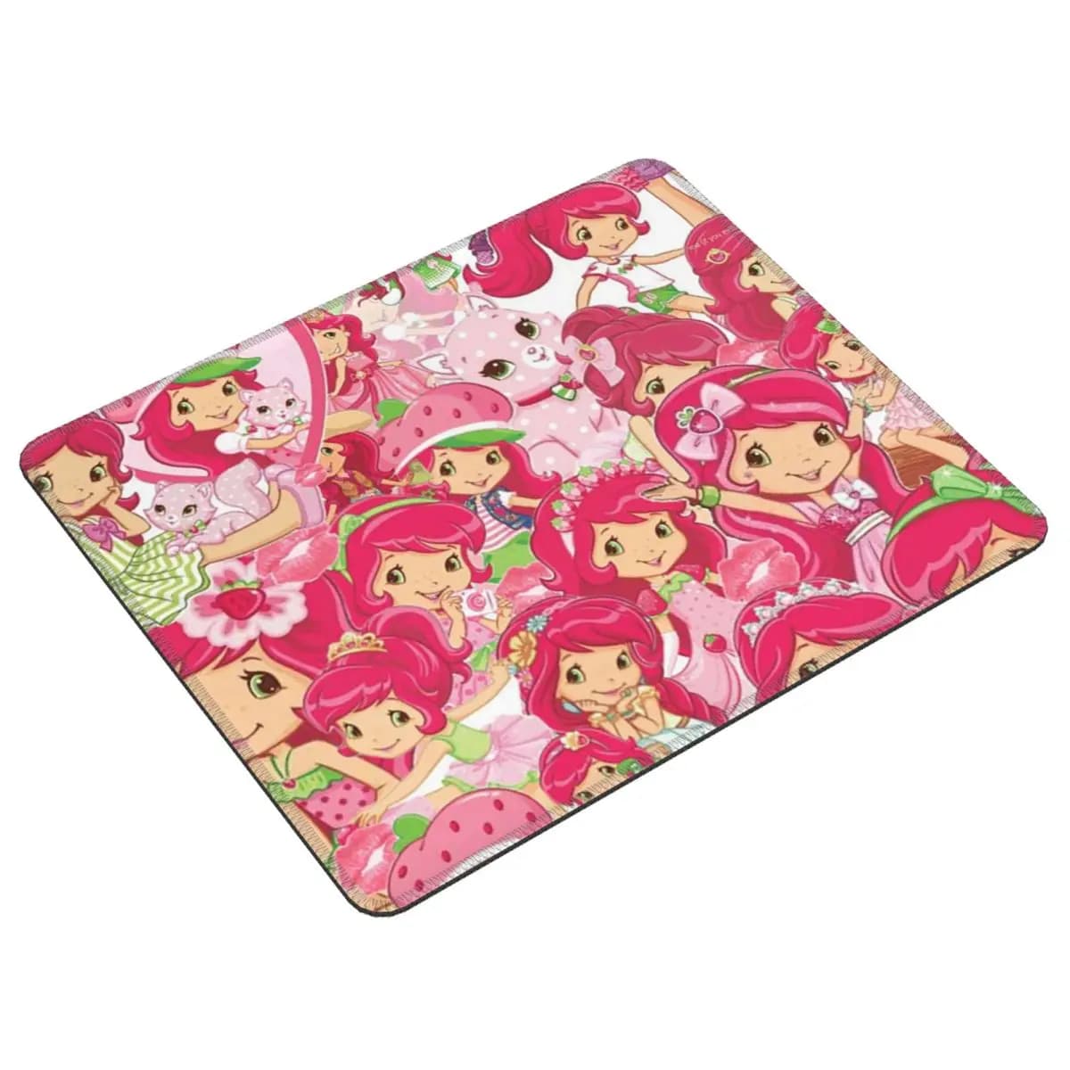 Like Strawberry ShortCake Tappetino per mouse Tastiera per computer Tappetino per mouse Tappetino per scrivania per PC da gioco Tappetini per tavolo da ufficio