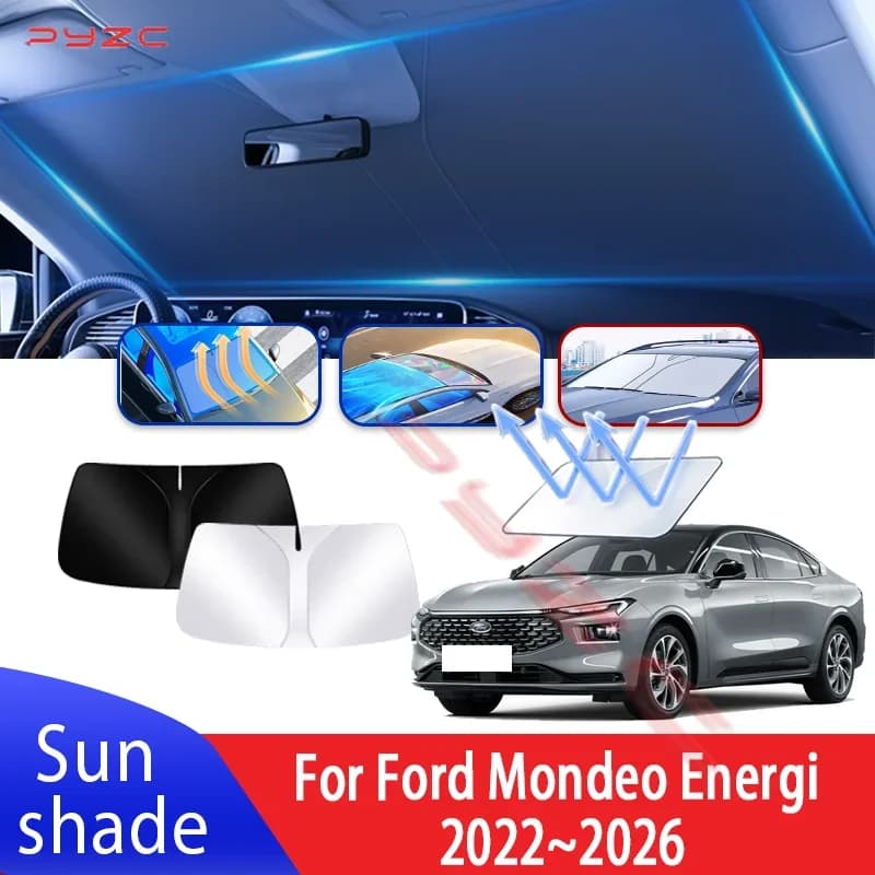 Parasole per Auto Ford Mondeo Energi 2022~2026 2023 2024 2025, Protezione Termica per Parabrezza Anteriore, Accessori Estivi