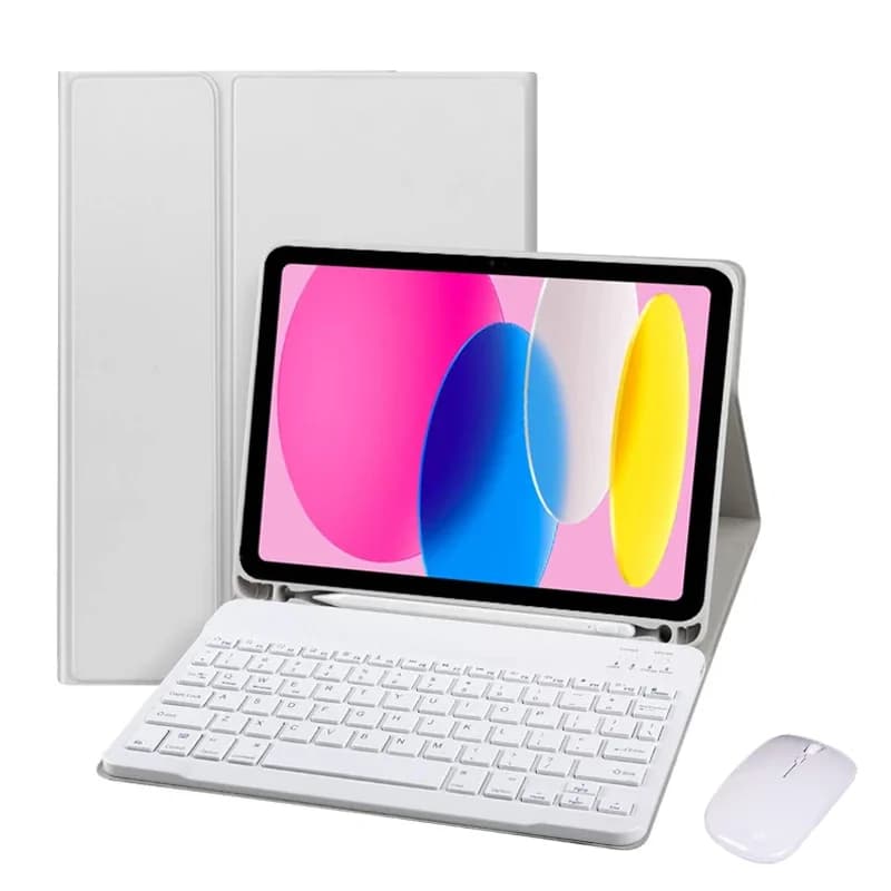 Custodia con tastiera per iPad A16 2025 11a generazione, supporto da 11 pollici con porta matita per iPad 10a generazione, custodia da 10,9 pollici 2022