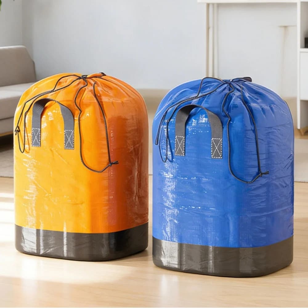 Reinforced Moving Bag Large Capacity Storage Organizer Durable Woven Packing Tote For Home Closet Laundry Bedding Items