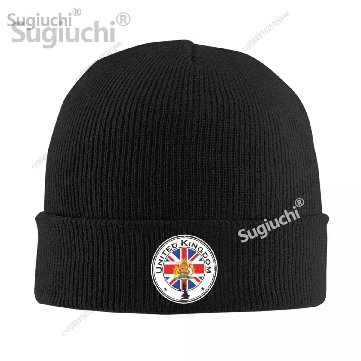 Bandiera del Regno Unito con mappa Beanie Bonnet Cappelli lavorati a maglia Uomo Donna Cool Unisex Adulto Berretto invernale caldo per regalo