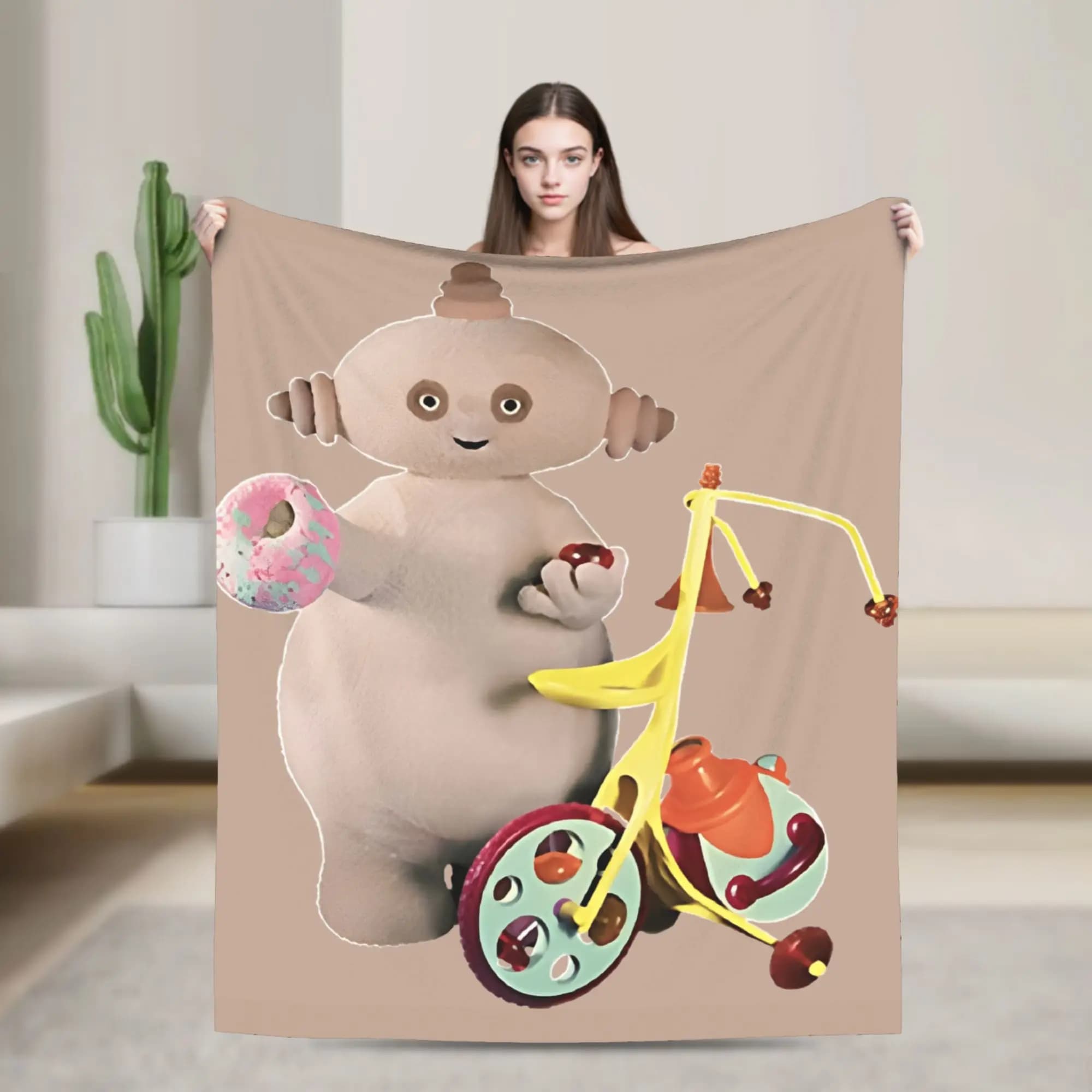 Makka Pakka In the Night Garden Soft Warm Blanket Travel Plush Bedding Throws Funny Couch Bed Flannel Bedspread Sofa Bed Cover