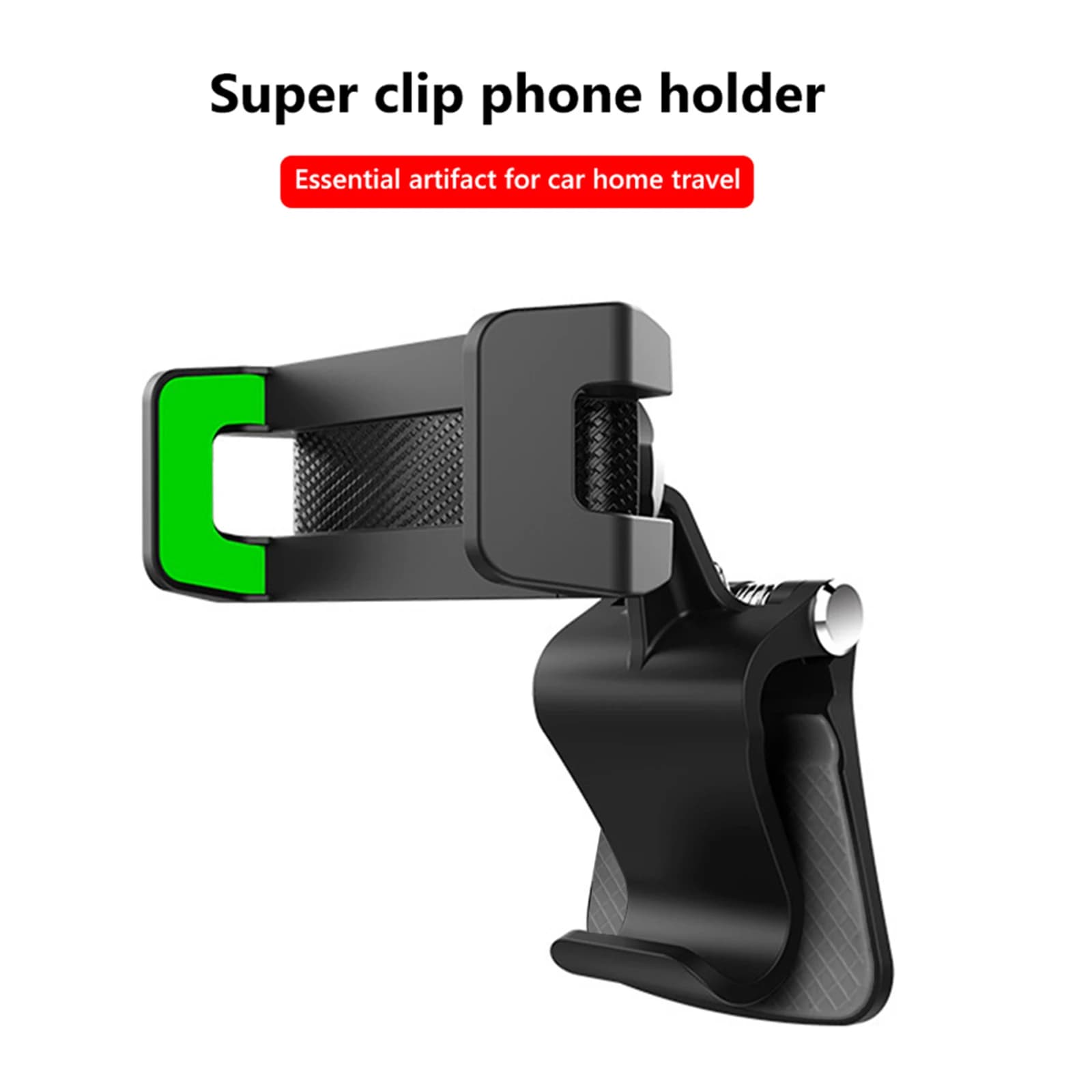 Supporto per cellulare da auto/passeggino, clip multifunzione per GPS