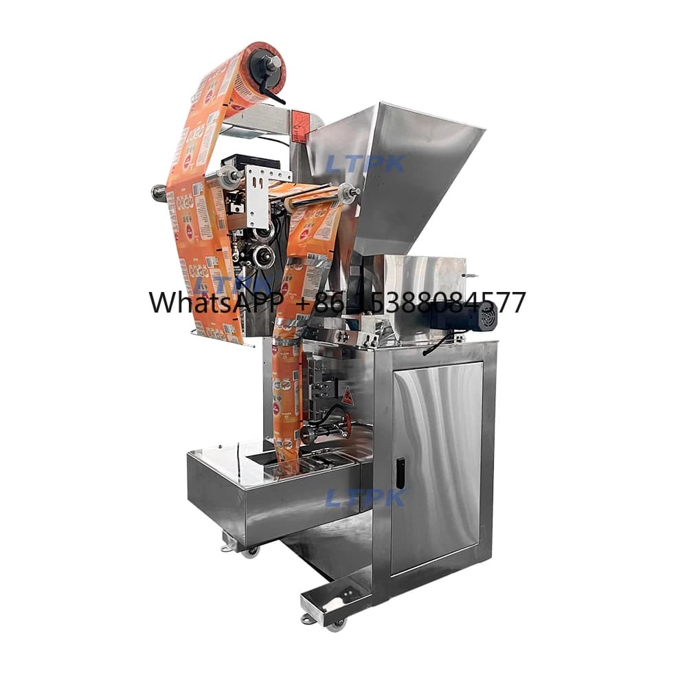 Automatic Packing Machine in LT-320PF Powder Envelopes, Vertical Machine for Filling and Sealing of Cumin Powder, Spices and Proteins