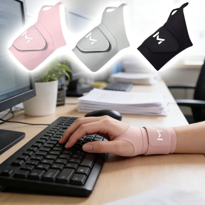 Supporto per Polso Ultra Sottile e Traspirante, Fascia Compressiva per Sport, Fitness, Tennis, Badminton, Prevenzione e Protezione da Infortuni