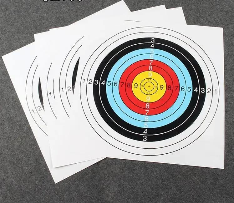 Xx-Archery Targets Paper, Bow and Arrow Targets for Hunting Backyard, Archery Target Practice Accessories