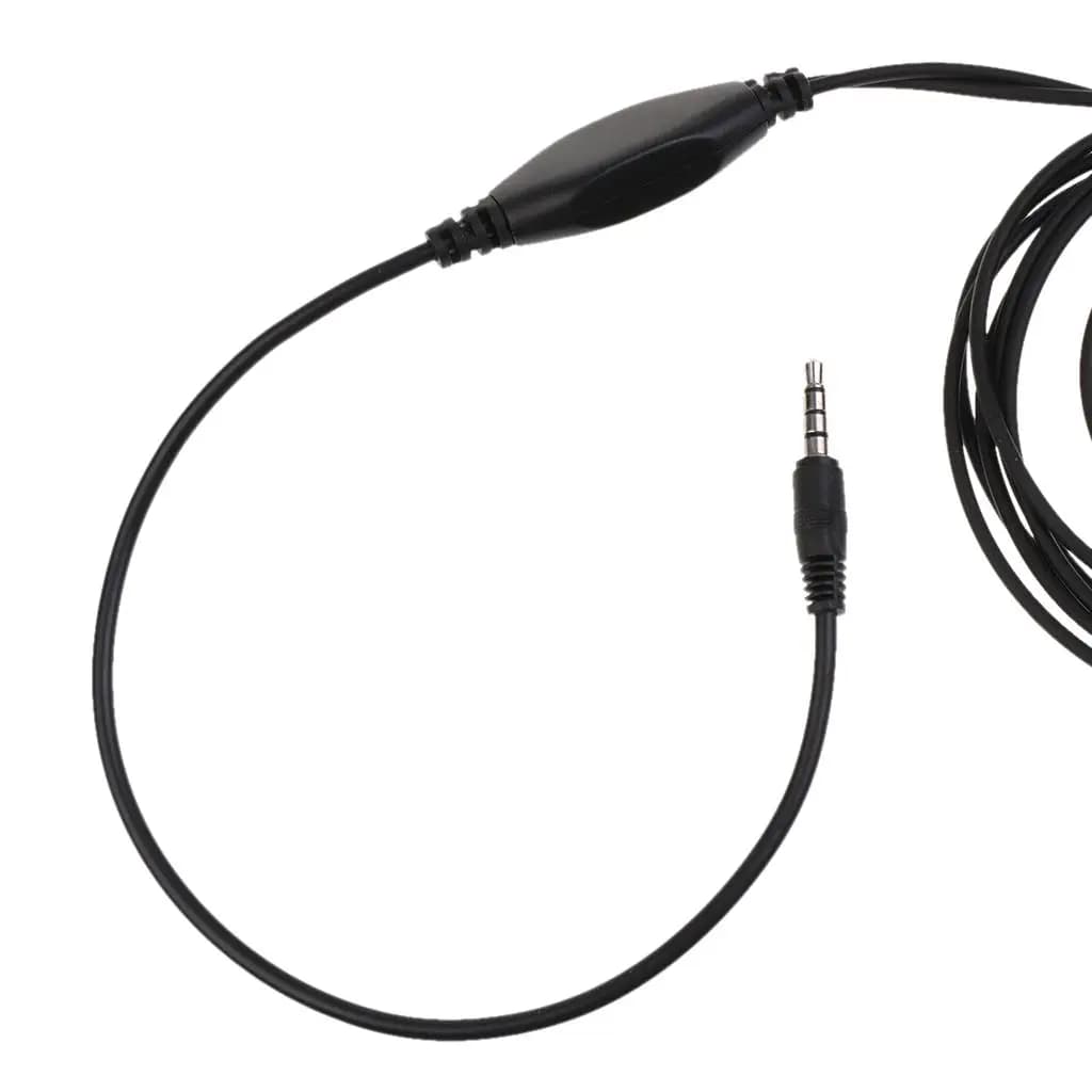 Headphones with Neck Vibration, Acoustic Tube, Microphone with Noise for PC, Gaming Mobile and Office