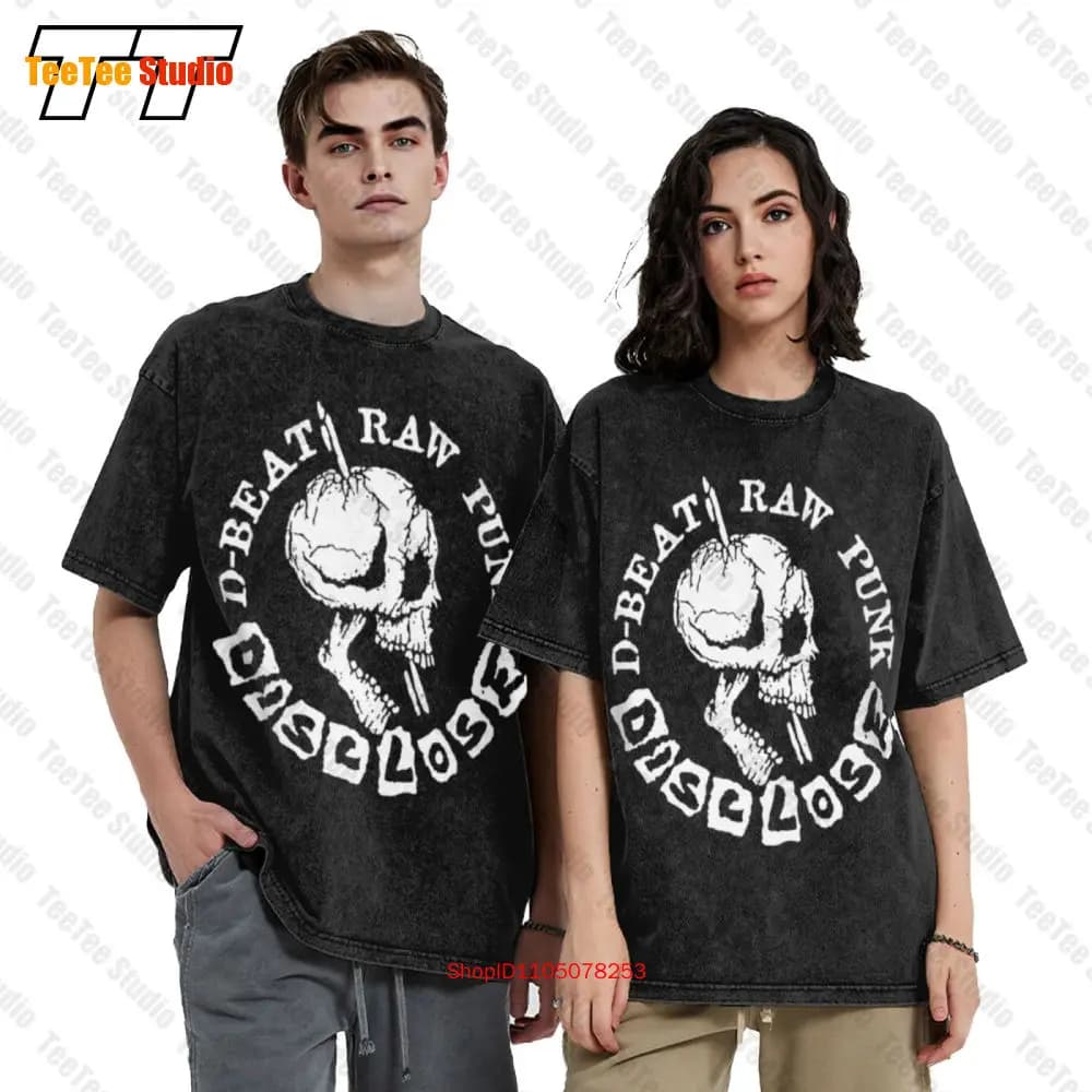 Disclose Punk Skull Logo Golf Wear T-shirt 4KZB Abbigliamento estetico