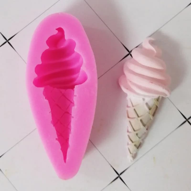 1 pezzo, stampo per gelato in silicone, strumento per la cottura e lo zucchero, torta di compleanno fatta a mano, gelato