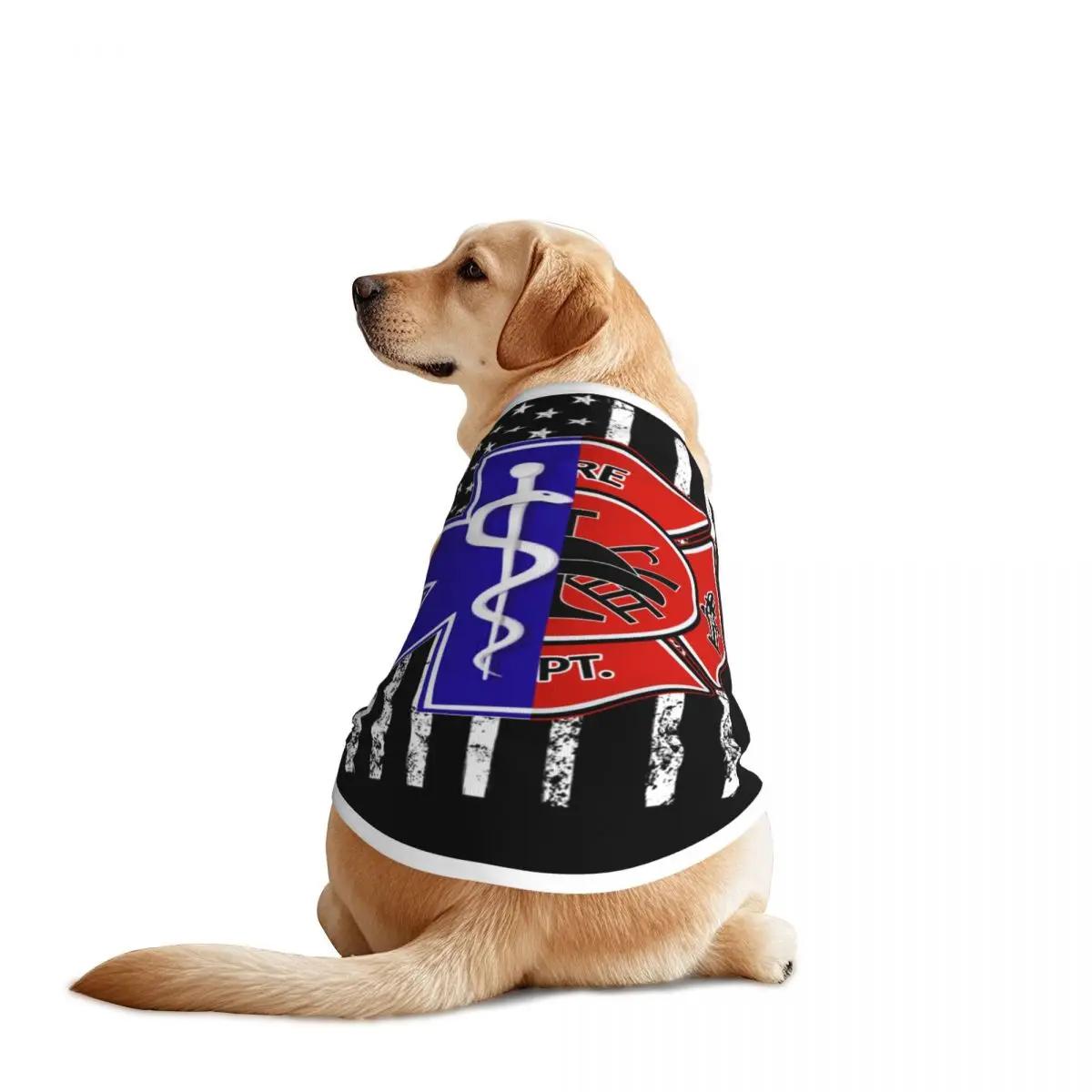Traspirante Emt Star Of Life Paramedico Dottore Ambulanza Gilet per animali domestici Abbigliamento per animali Decor Cool Summer Pet Dog Clothes