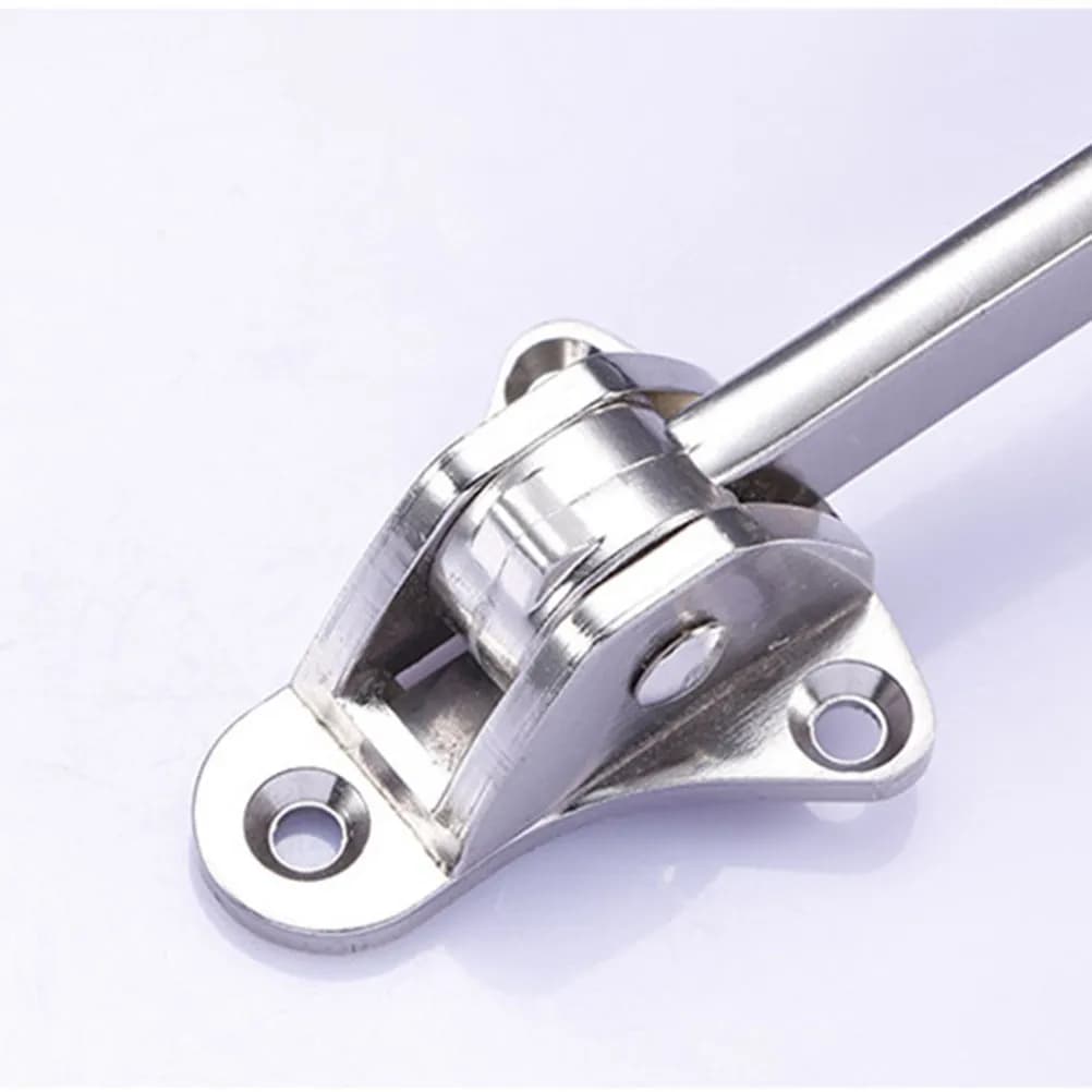 Fermaporta Semiautomatico One-Touch in Lega di Zinco, Resistente, da Pavimento, Installazione Ergonomica, Base 3D Antiscivolo, Universale