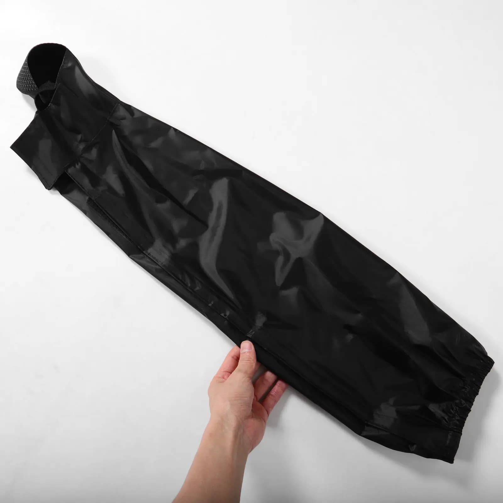 1Pair Unisex Waterproof Rain Pants and Half-Body Raincoat Set with Boot Covers for Motorcycle Riding Hiking Outdoor Activities