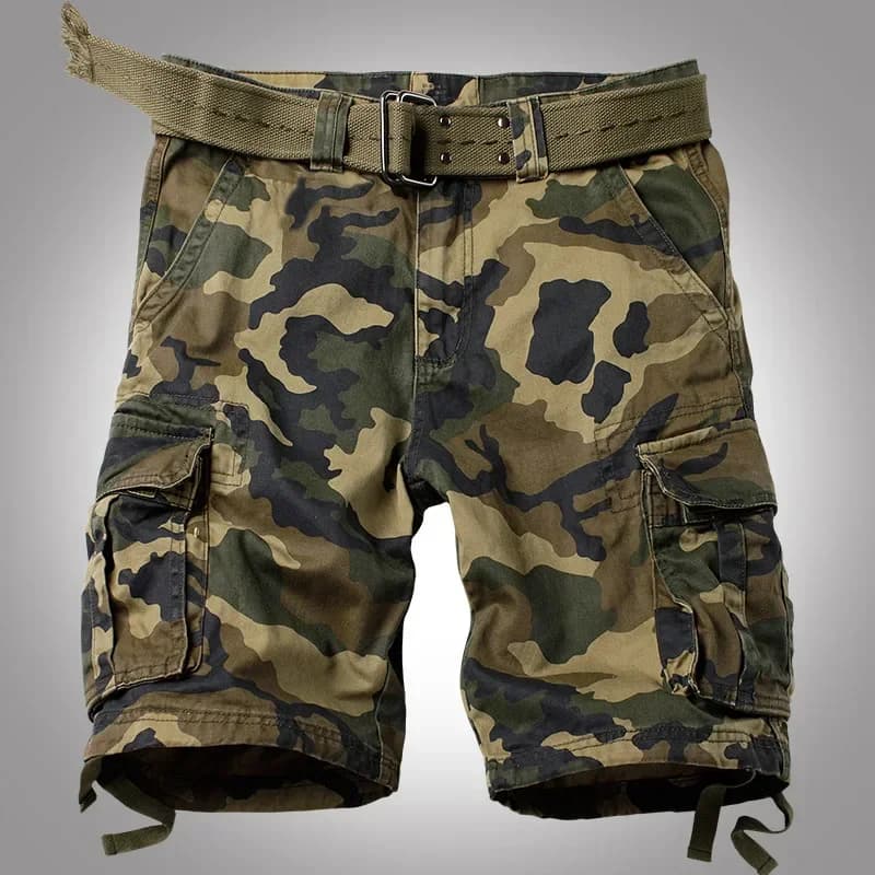 Pantaloncini mimetici da lavoro Casual alla moda e versatili per la primavera e l'estate dei giovani europei e americani alla moda.