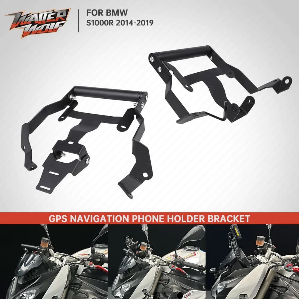 Moto Telefono di Navigazione GPS Supporto Della Macchina Fotografica Staffa di Supporto Per BMW S1000R S 1000R 2014-2019 Supporto Del Telefono Mobile barra trasversale