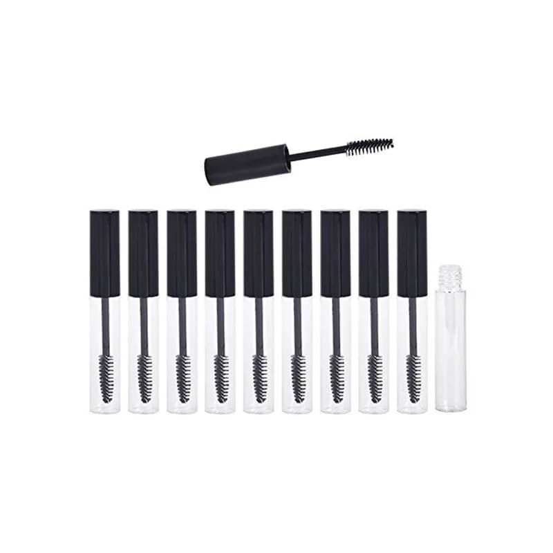 10/20/50pcs 10ml Black Empty Tube Mascara Bottles for Eyelash Cosmetic Container Bottle Eyelash Mascara Reusable With Siringa