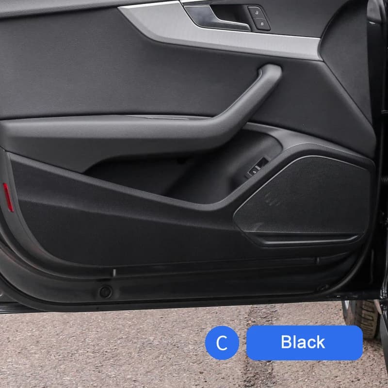 Car Accessories Anti Dirty Anti-Foot Pad Cover Carbon Fiber Black Brown Protective Mat Sticker for Audi A5 F5 2017-2024
