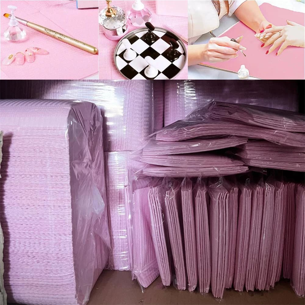 125/60/5 pezzi tappetino per nail art tamponi puliti usa e getta tovaglie impermeabili cuscino per le mani per la cura delle unghie gel smalto strumento per manicure