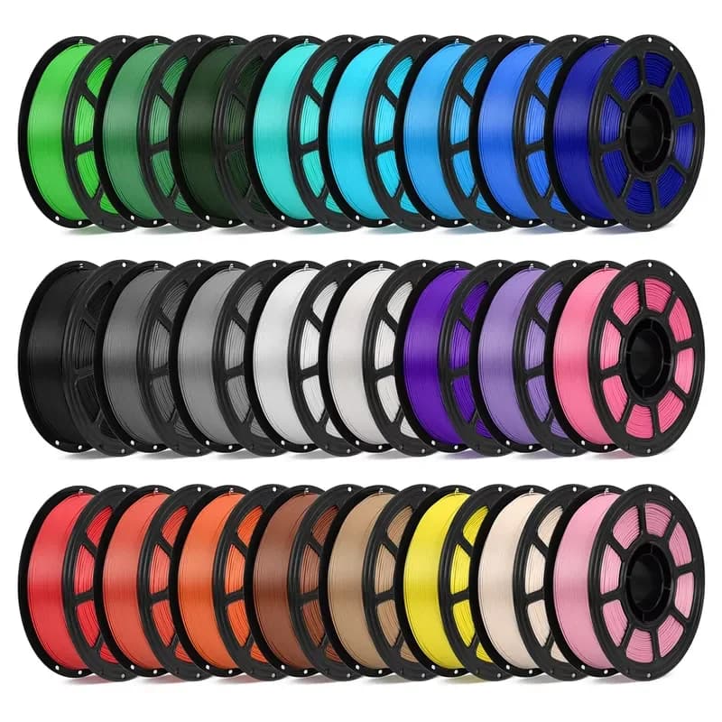 for Filazoo High Precision PLA 3D Printer Filament 1.75mm 1kg 24 Vibrant Colors No Clogging Eco-friendly Bulk Wholesale