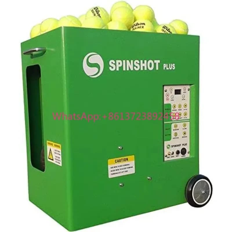 Airo LATEST NEW Spinshots Plus-2 High-Speed Tennis Ball Machine Authentic Remote Control Tennis Shooting Ball Machine