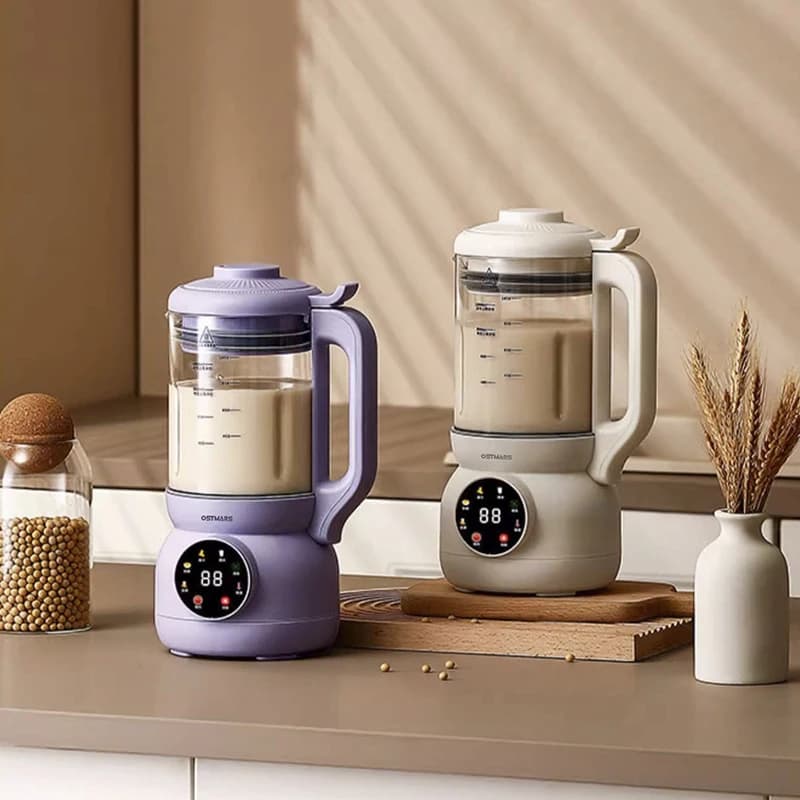 1000ML Soy Milk Automatic Machine, Intelligent Blender, Electric Squeezer, Water Kettle, 220V Rice Pasta Preparation Machine
