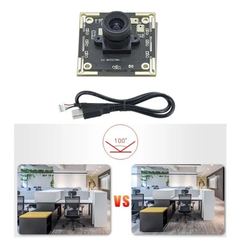 R53C USB2.0 Webcam Camera Module with Microphone Fixed Focusing IMX335 USB Camera Module for Laptops Industrial Control