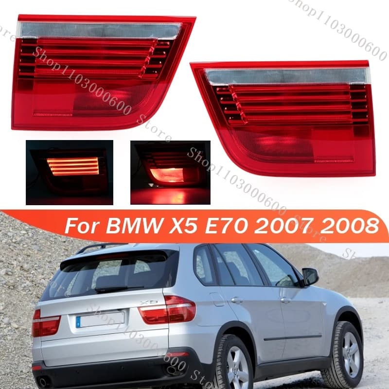 For BMW X5 E70 2007 2008 Rear bumper Rear headlight Rear light Stop Warning Rear indicator Reflector lamp