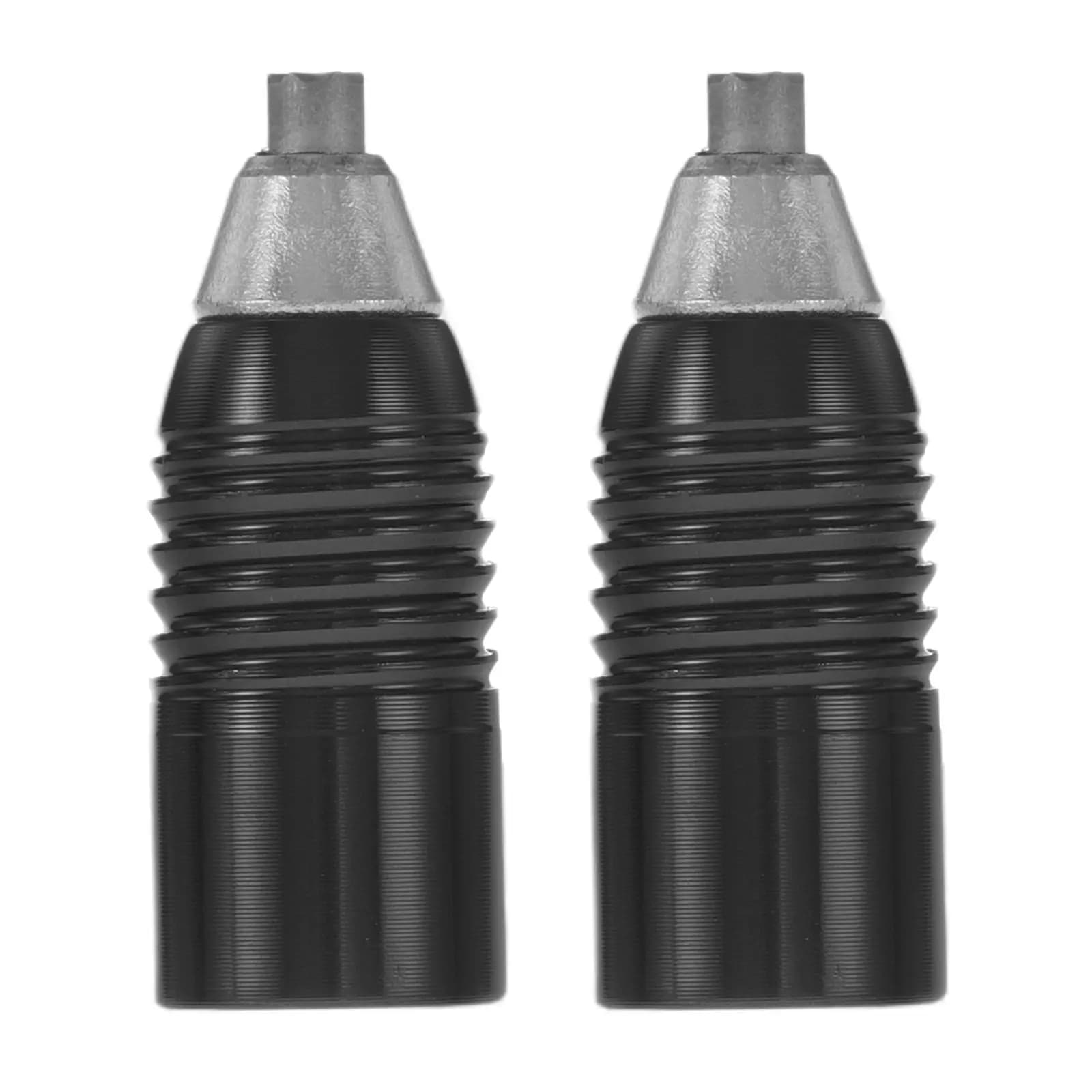 2Pcs Universal Trekking Pole Tips Stainless Steel Tungsten Carbide Grip Enhanced Hiking Stick Tips for Rough Terrain Camping