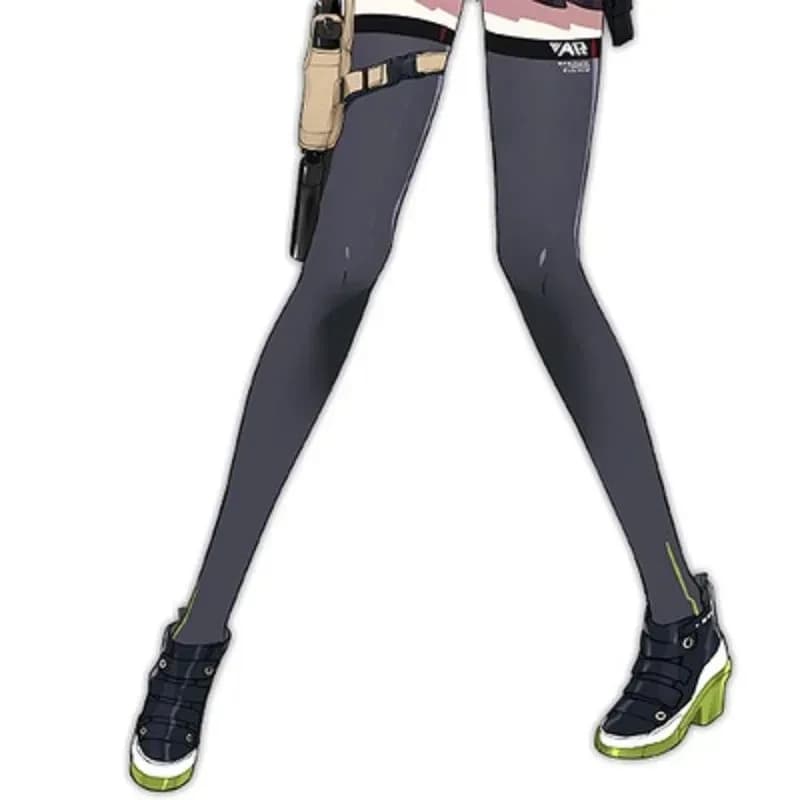 Costumi cosplay unisex Anime Cos Girls Frontline HK416 Calzini per feste di Natale di Halloween Calze B;4.f'7;j,3'