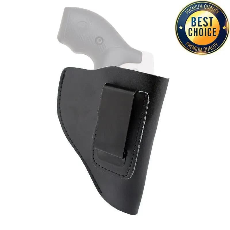 Supporto per mano destra in pelle IWB Fondina per pistola in pelle di vacchetta Tattico Glock G17 G19 Fondina per pistola tascabile in pelle Accessori per pistola
