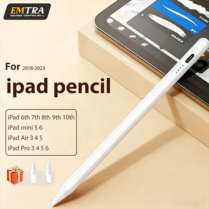 Penna Stilo per Apple Pencil Compatibile con iPad A16 Air 11 5 4 Pro 11th 13 12.9 M4 M3 M2 Penne 10 9 10a 9a Generazione Mini 7 6 2026 Touch Pen