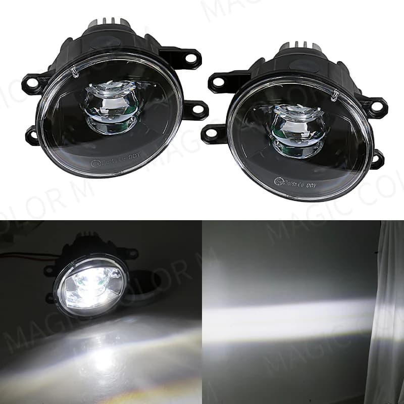 Per Toyota Fendinebbia LED Fit Corolla RAV4 Camry Yaris Prius CHR Hilux Lexus Auto Faro Luci di marcia diurna 12V