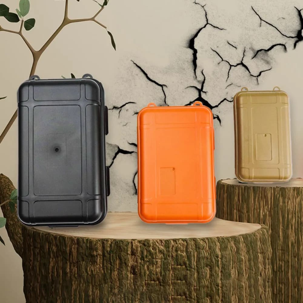 Waterproof Sealed Multi-function Plastic Instrument Protection Parts Box Medium Capacity Outdoor Survival Hardware Storage Shockproof Dustproof Organizer Case