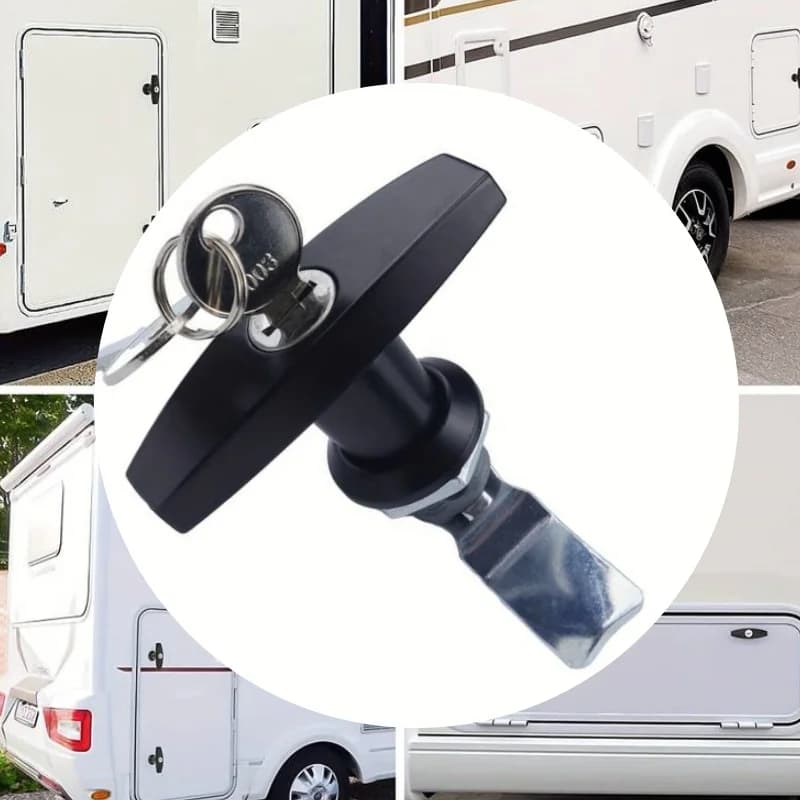 Serratura per Maniglia RV MS324-1-2T, Serratura per Attrezzature Purificatore d'Aria, Serratura per Porta Armadio MS101-1A, Serratura di Sicurezza per Armadio Camper/Motorhome