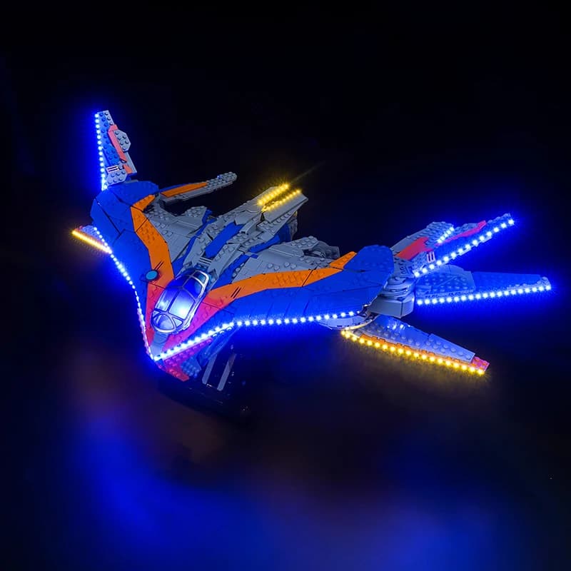 Set di luci LED Vonado 5V 76286 adatto ai Guardiani della Galassia: il regalo del mattoncino Milano (solo accessori per l'illuminazione)