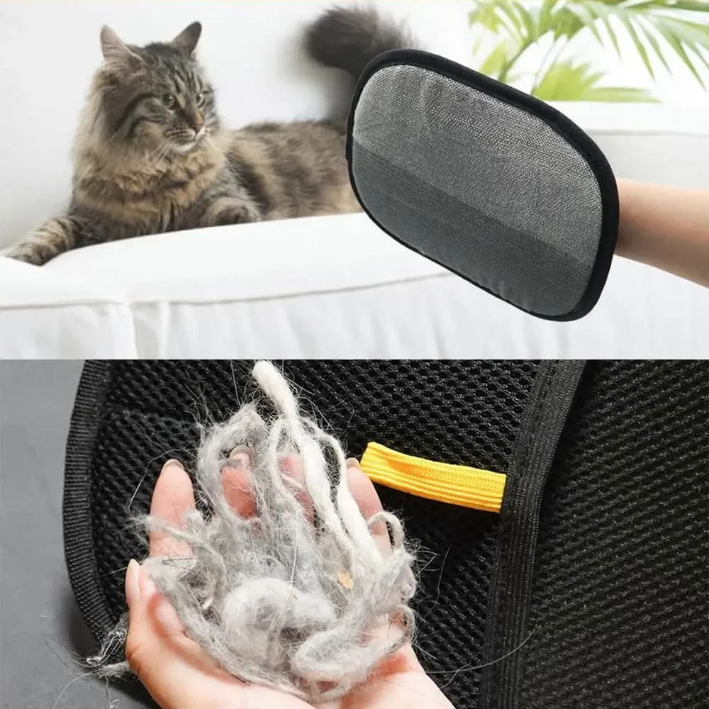 Pet Cleaning and Hair Removal Gloves, Multi-Scene Universal Sticky Hair Combing Gloves, Suitable for Pets, Sofas, and Clothing
