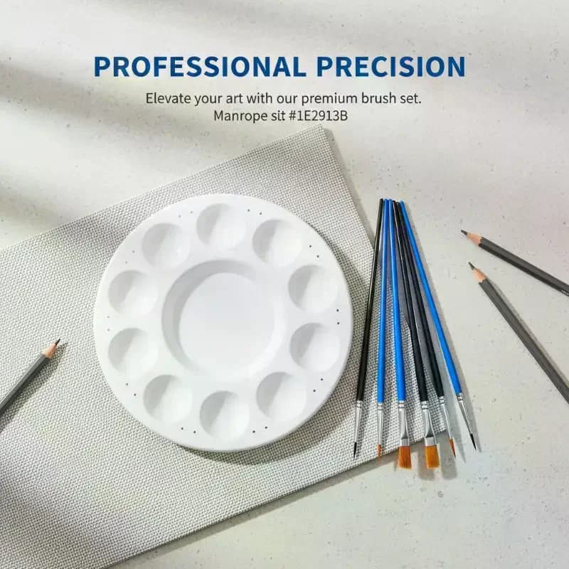 1 Set Nylon Brush Acrylic Detail Painting Thin Hook Line Pen Professional Miniature Paint Brush Kit Hand Painted Art Supplies