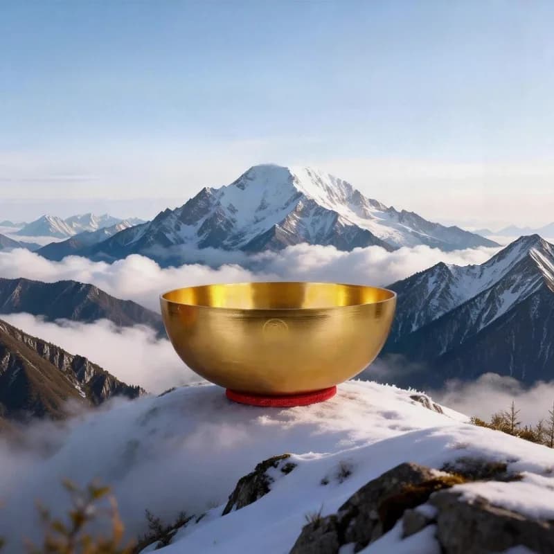 Meditation Tibetan Bowls Original Buddhism Brass Bowl Yoga Mindfulness Singing Bowl Sound Healing Percussion Musical Instruments
