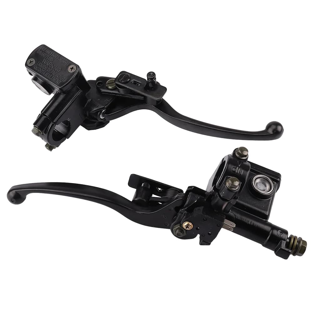 Left Right Motorcycle Hydraulic Brake Clutch Master Cylinder Lever Pump For 50cc‑250cc Dirt Bike ATV Quad