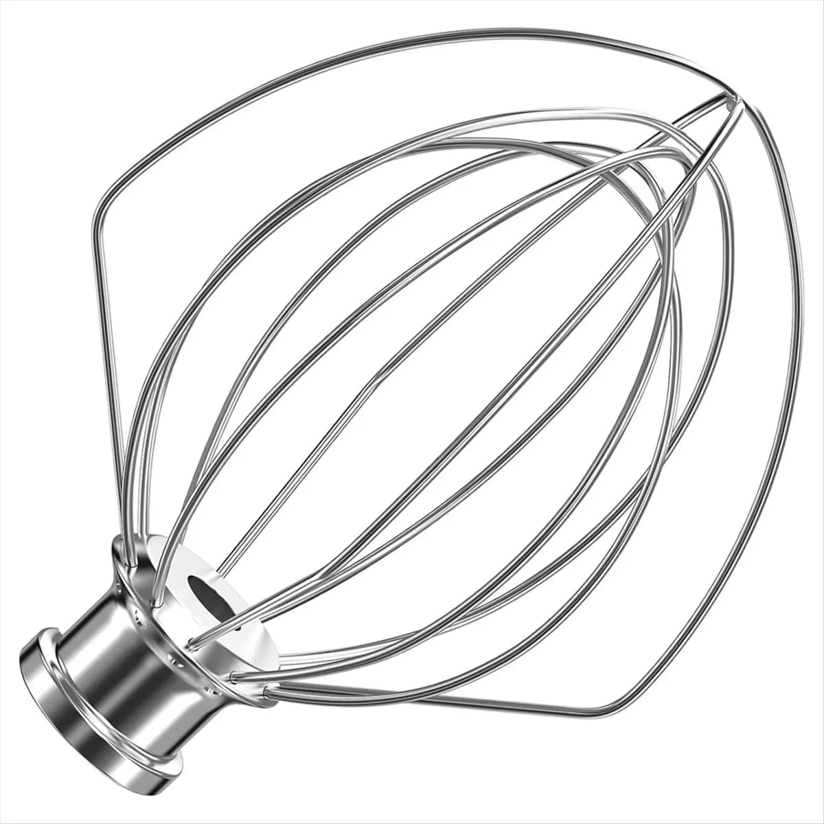 DT34 K45WW Stainless Steel 6-Wire Whip Attachment for KitchenAid Tilt-Head Stand Mixer 4.5-5 Quart Bowl Whisk Replacement