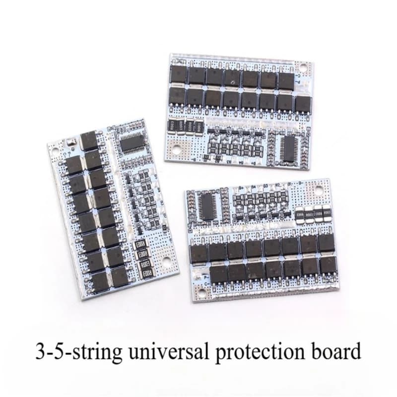 3s 4s 5s 12V lithium battery 100A ternary polymer Lithium iron phosphate battery protection board With balancing circuit