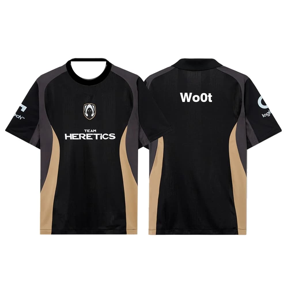 Maglia Team Heretics Valorant Esports 2026 VCT, Uniformi da Allenamento, T-Shirt Personalizzate Benjyfishy, Top Sportivi, Magliette per Famiglia e Bambini